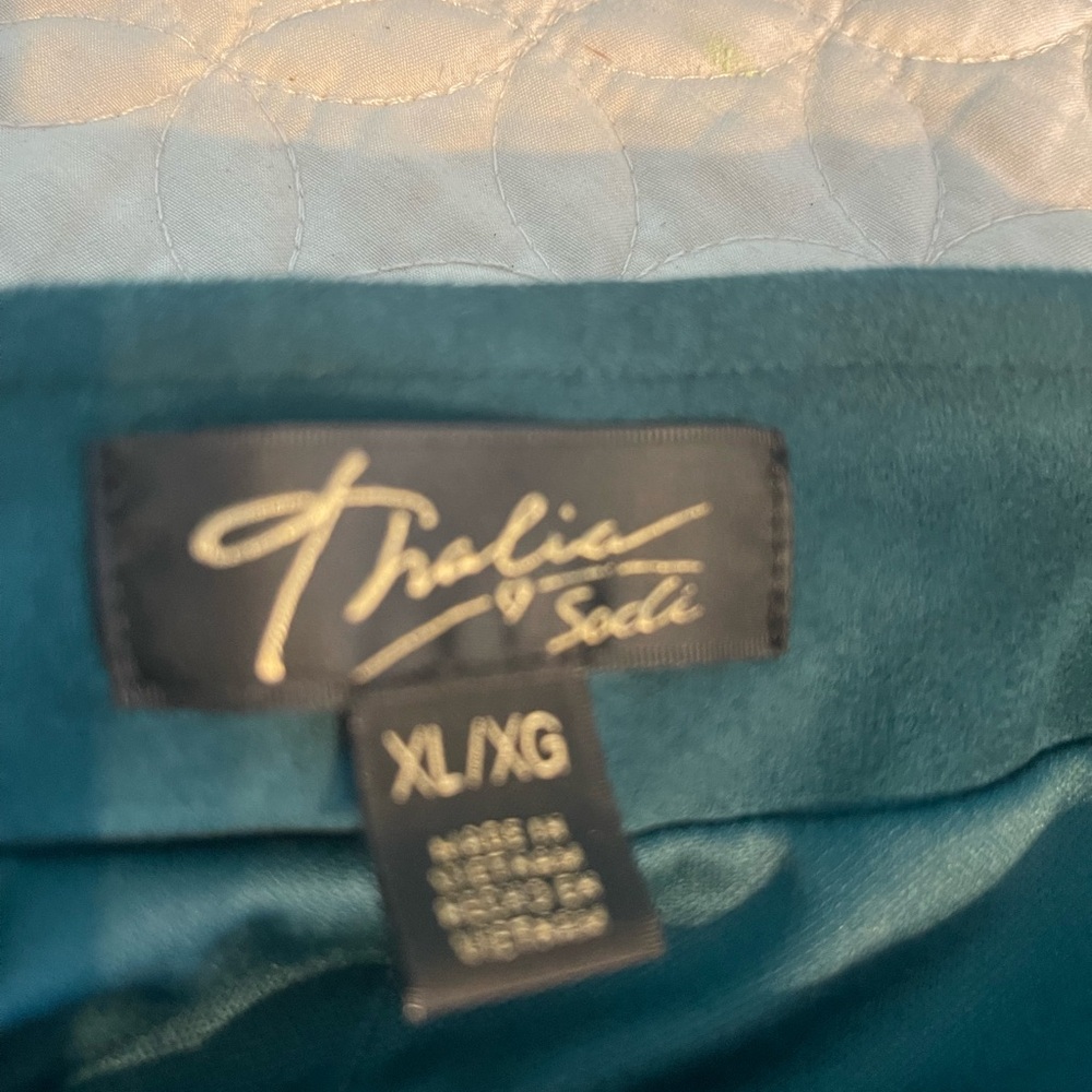🌷✨Thalia Sodi Teal Leather Jacket - Picture 11 of 13
